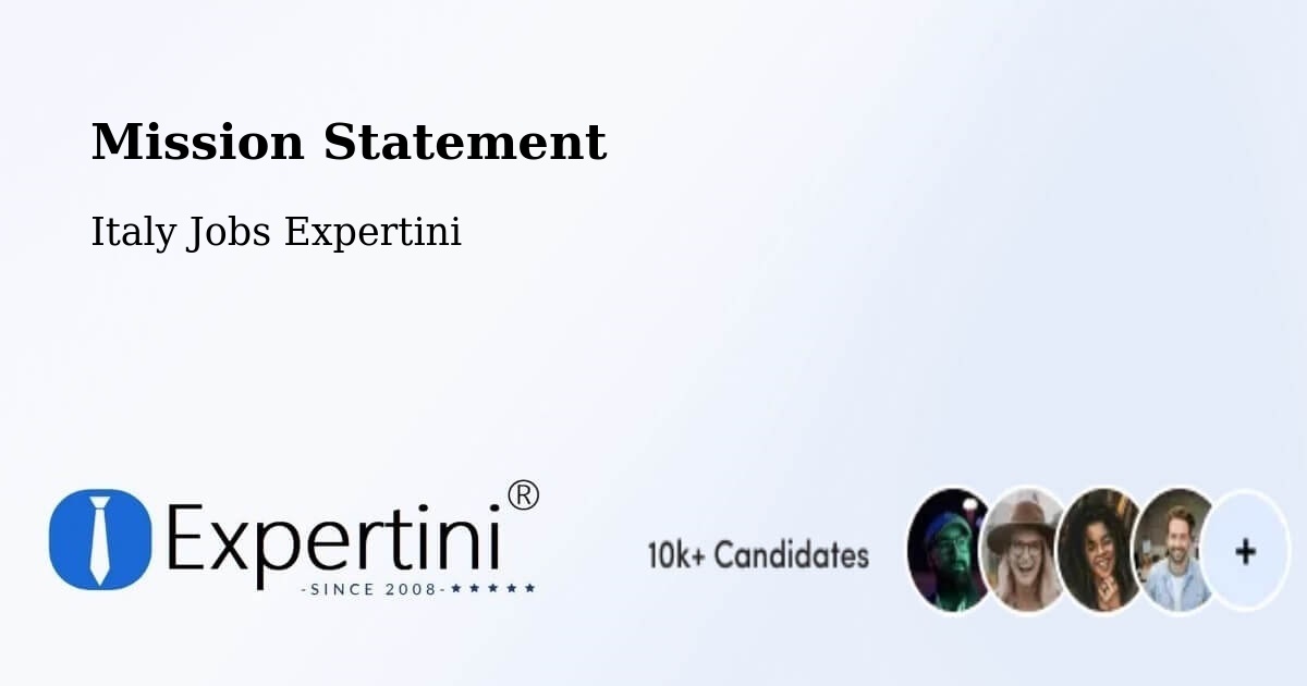 Mission Statement - Italy Jobs Expertini